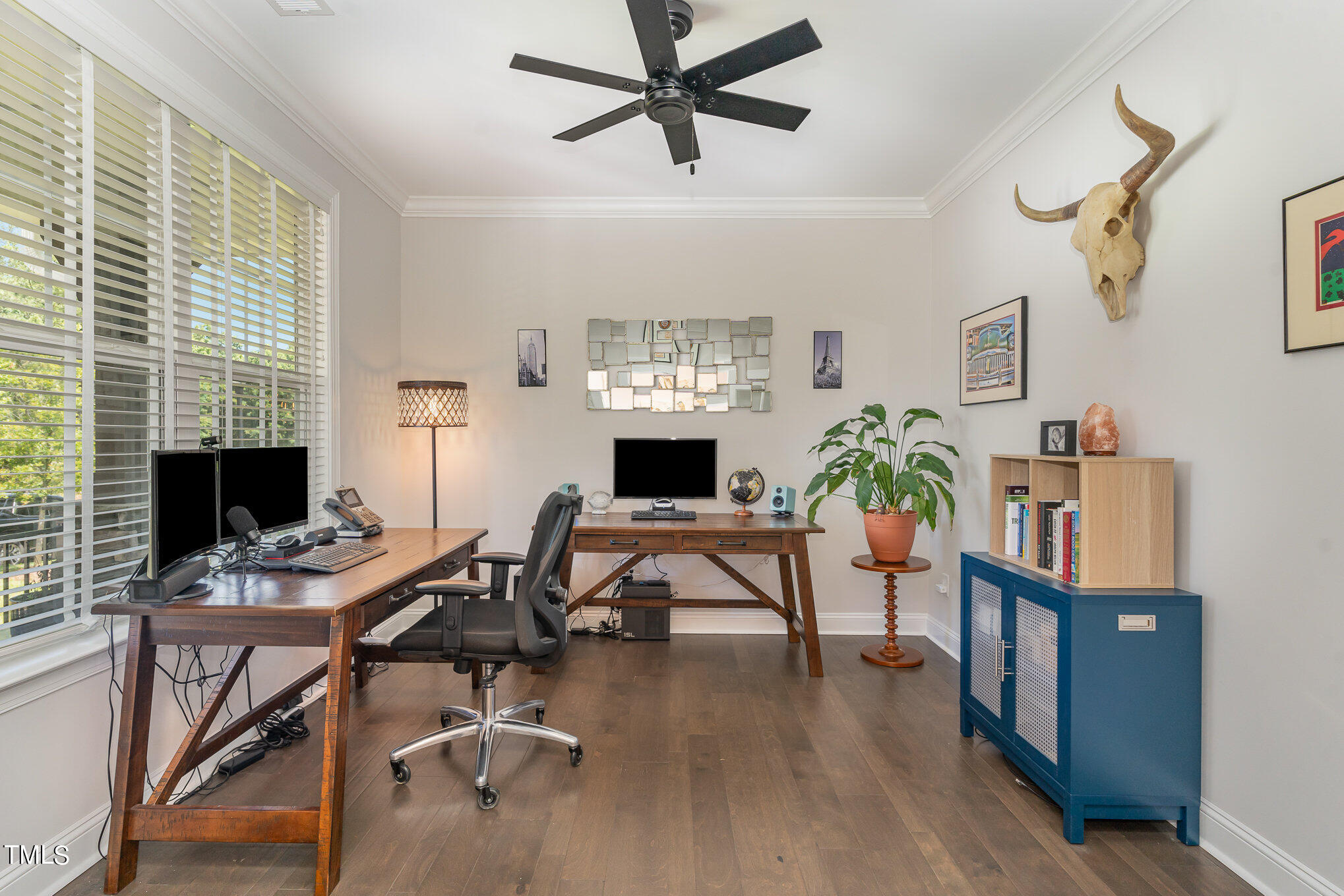171 High Woods Ridge Pittsboro, NC 27312 - Photo 28 of 51 a workspace with furniture window and wooden floor