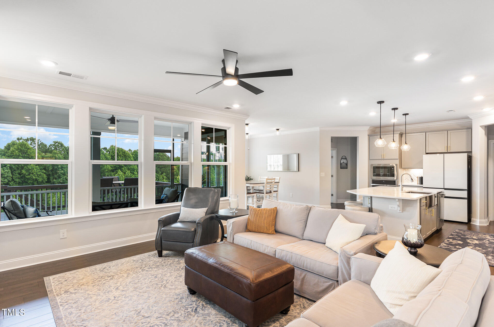 171 High Woods Ridge Pittsboro, NC 27312 - Photo 4 of 51 a living room with furniture and a large window