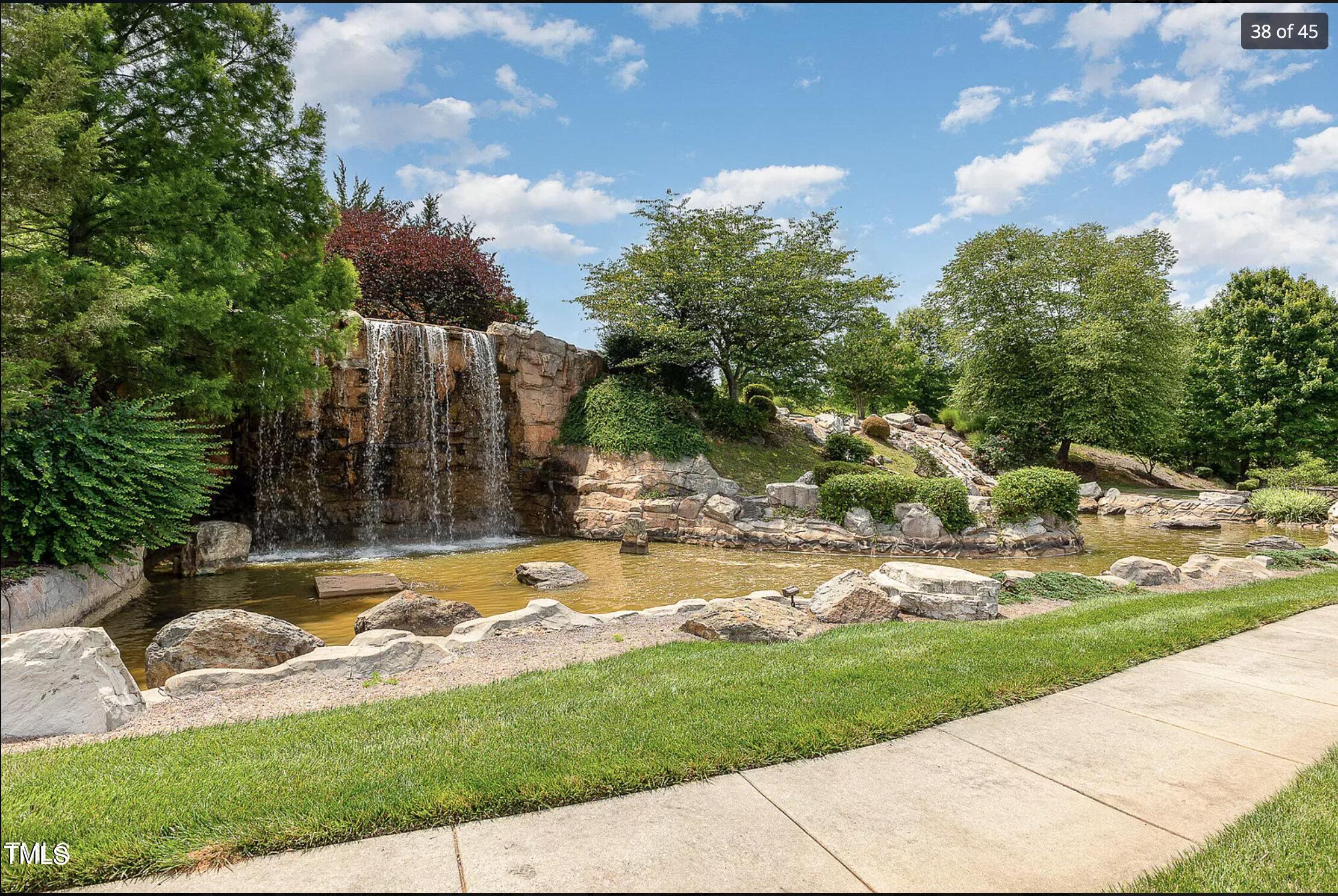 171 High Woods Ridge Pittsboro, NC 27312 - Photo 50 of 51 a view of a backyard with swimming pool