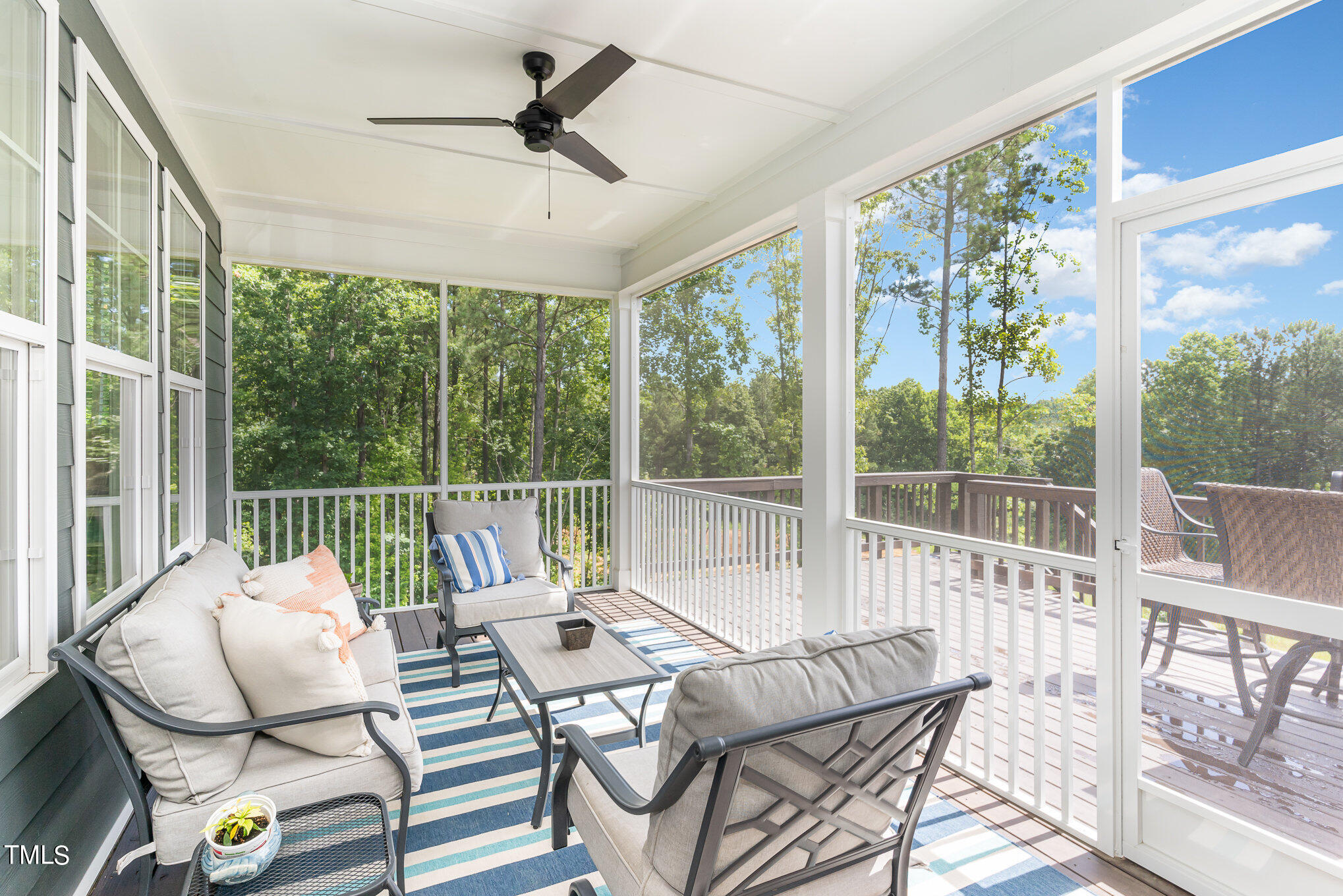 171 High Woods Ridge Pittsboro, NC 27312 - Photo 7 of 51 a living room with furniture and floor to ceiling windows