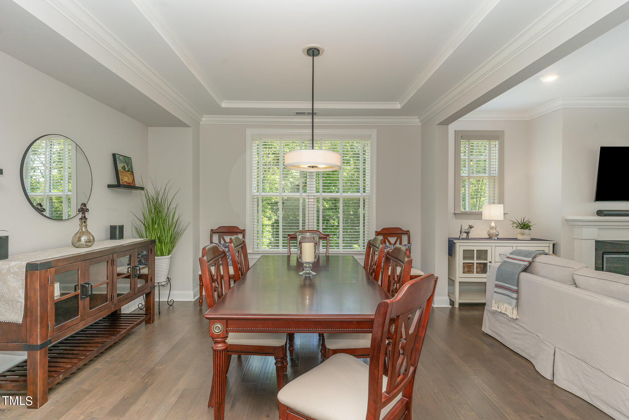171 High Woods Ridge Pittsboro, NC 27312 - Photo 8 of 51 a view of a dining room with furniture window and outside view