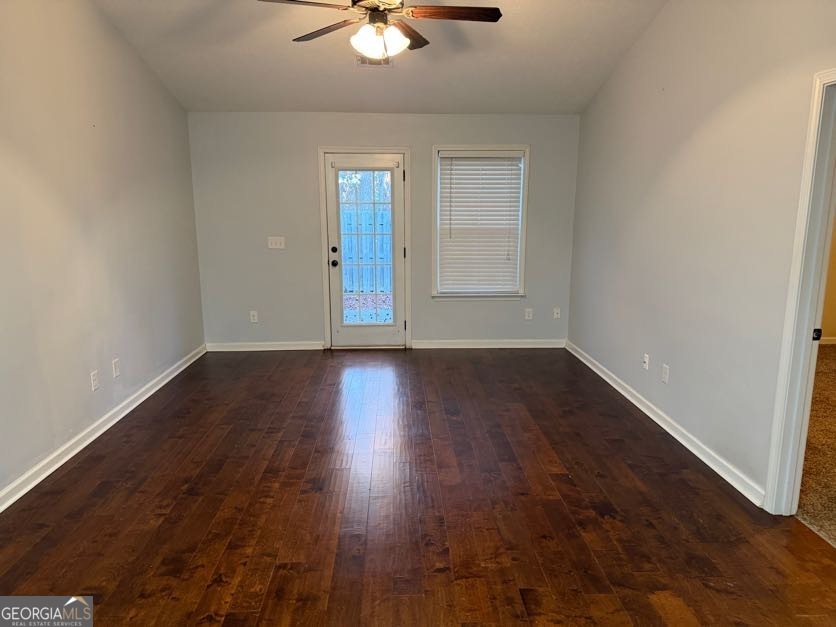 187 Buckhaven Way Statesboro, GA 30458 - Photo 11 of 20 a view of wooden floor and windows in a room