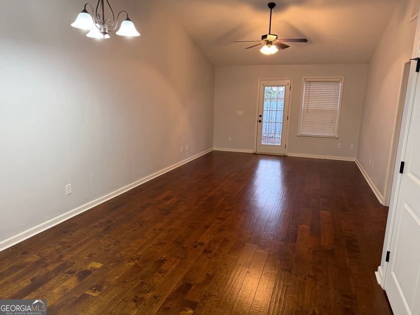 187 Buckhaven Way Statesboro, GA 30458 - Photo 8 of 20 wooden floor in an empty room with a window