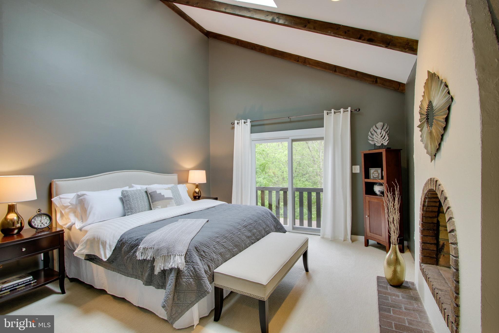 1830 Frederick Road Catonsville, MD 21228 - Photo 21 of 55 Master bedroom with working fireplace