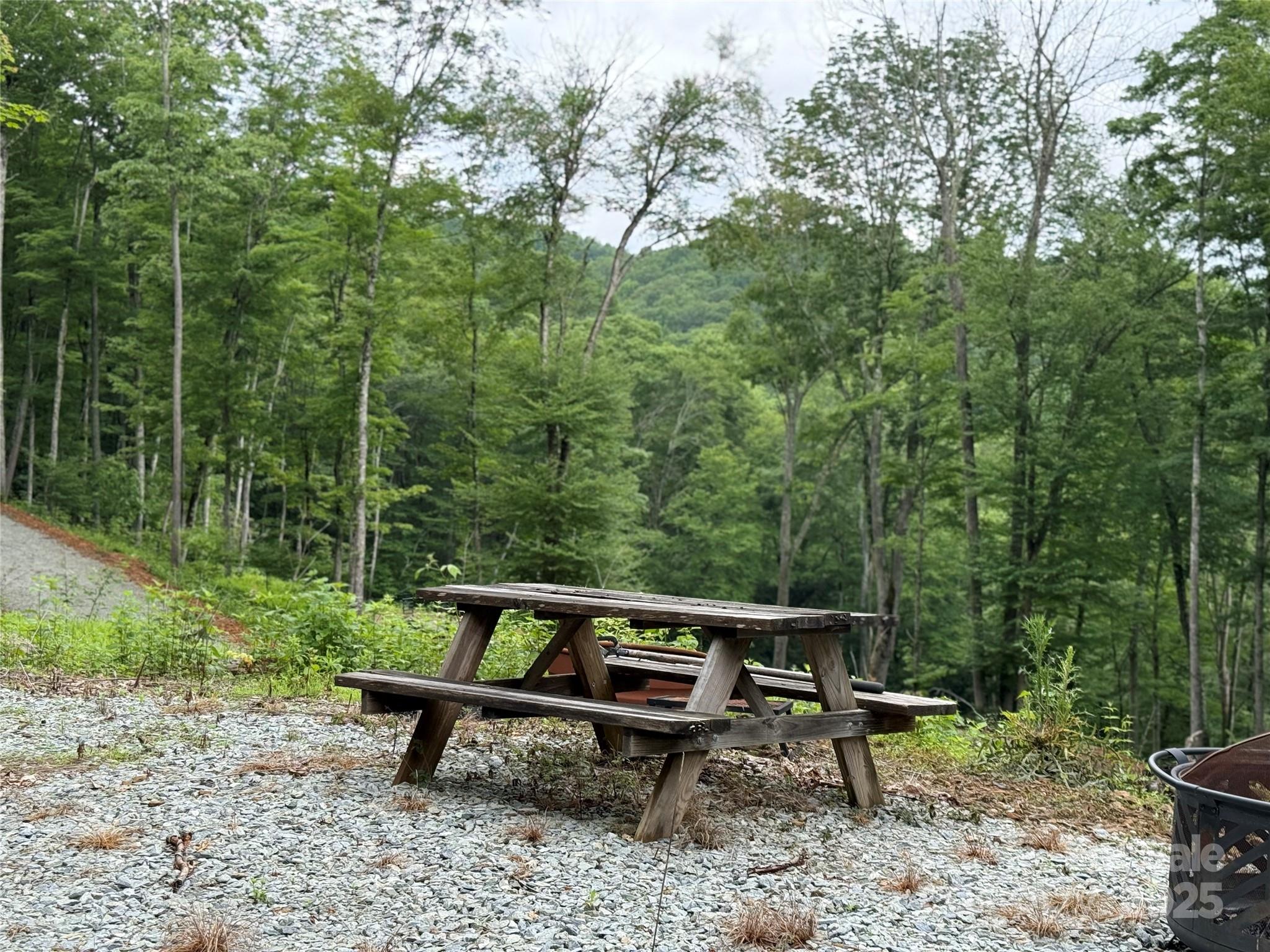 Tbd Junaluska Road Vilas, NC 28692 - Photo 33 of 34 a view of a bench in a backyard