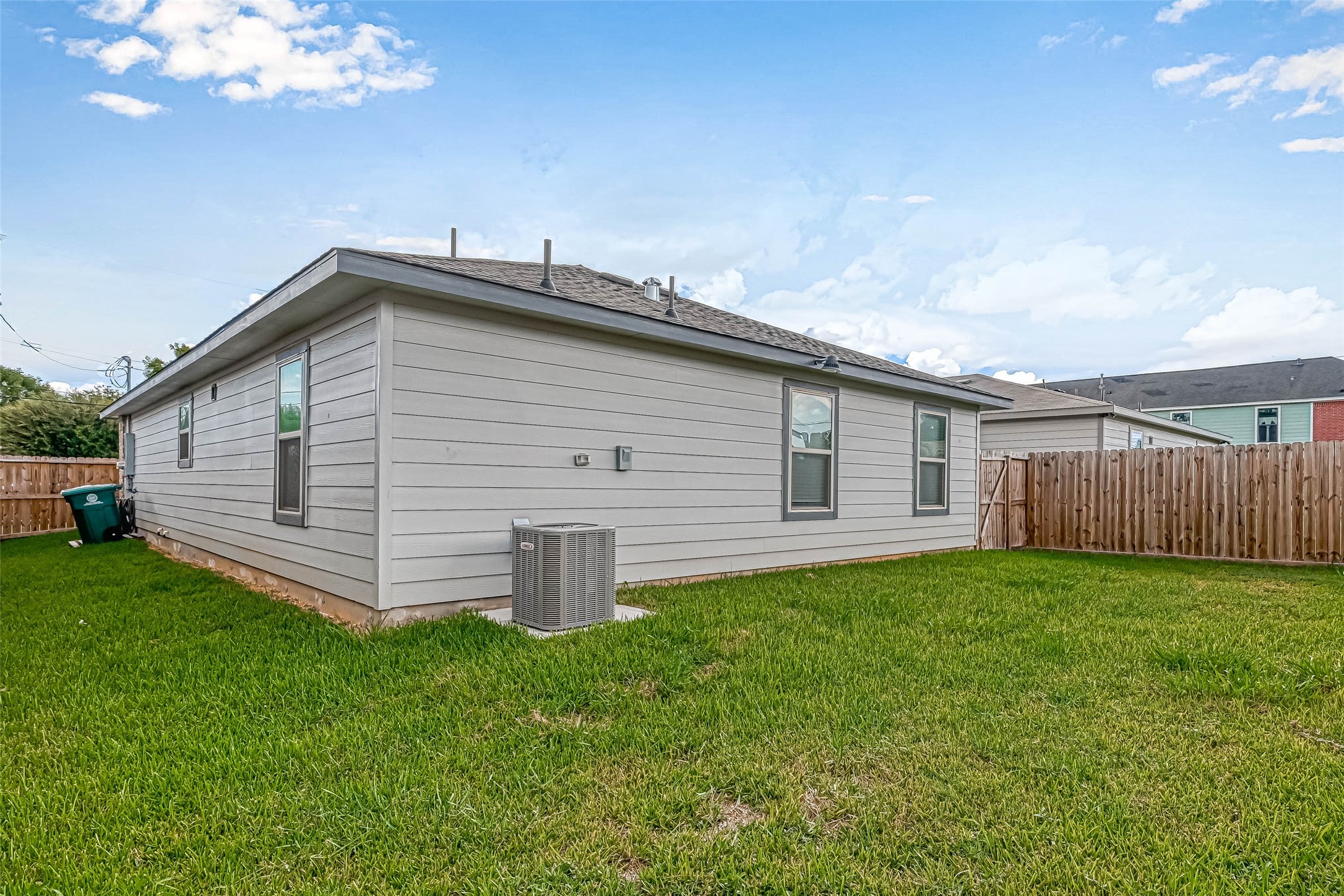 9722 Cargill Street Houston, TX 77029 - Photo 17 of 20 Backyard is ready for cookouts and family fun