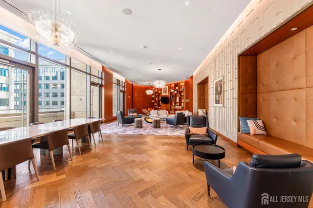 a room with gym equipment