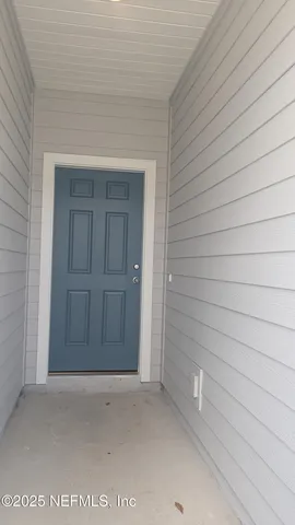 a view of front door