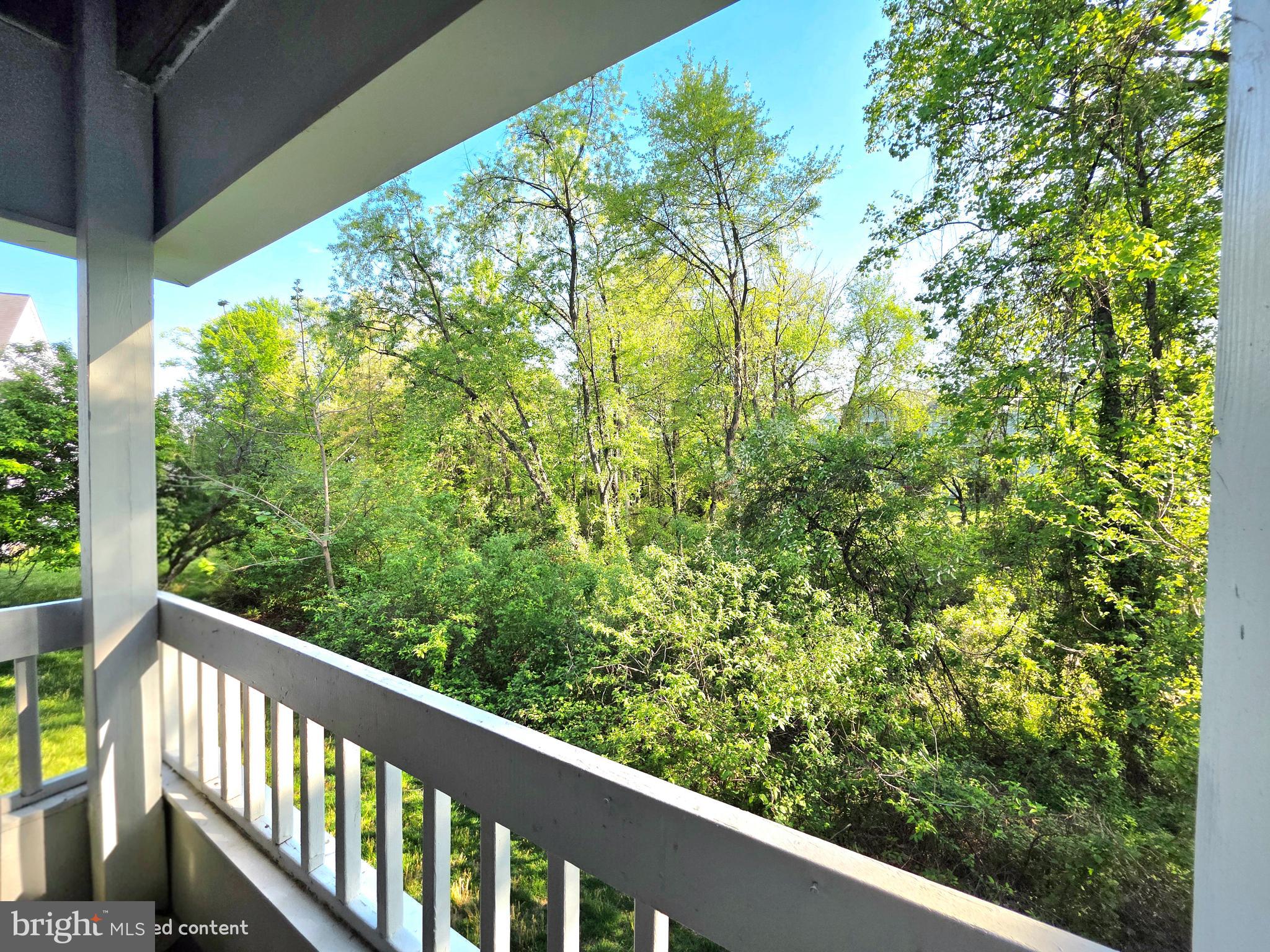 8353 Montgomery Run Road, Unit F Ellicott City, MD 21043 - Photo 21 of 25 a view of a forest from a balcony