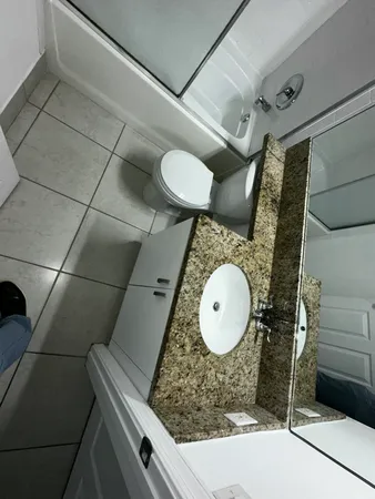 a close up of a bathtub