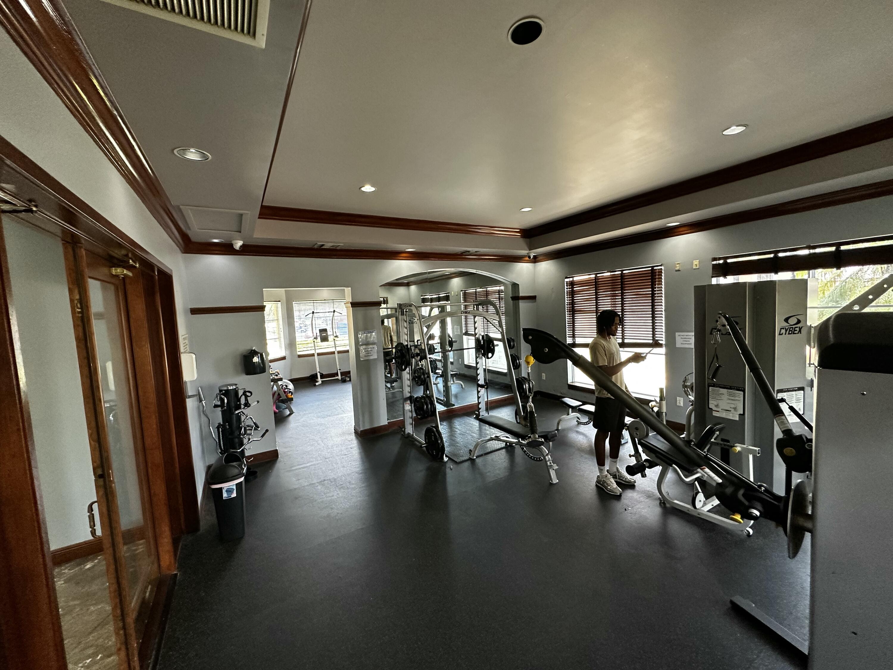 2103 Renaissance Boulevard, Unit 306 Miramar, FL 33025 - Photo 35 of 44 a view of a room with gym equipment