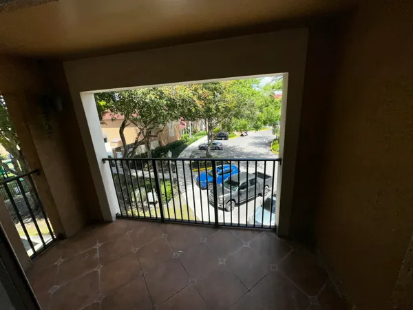 a view of a porch
