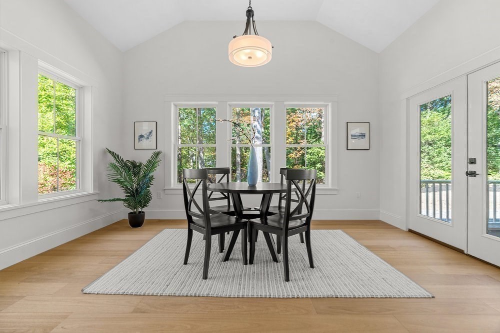 22 Tyler Road Lexington, MA 02420 - Photo 13 of 37 a view of a dining room with furniture window and outside view