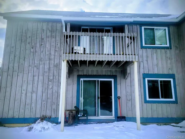 a view of backyard of a house