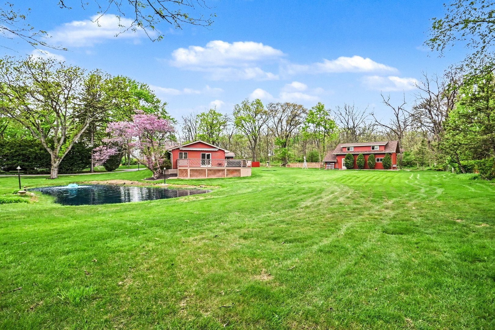 14340 West Bruce Road Homer Glen, IL 60491 - Photo 36 of 38 a view of a house with a big yard and garden