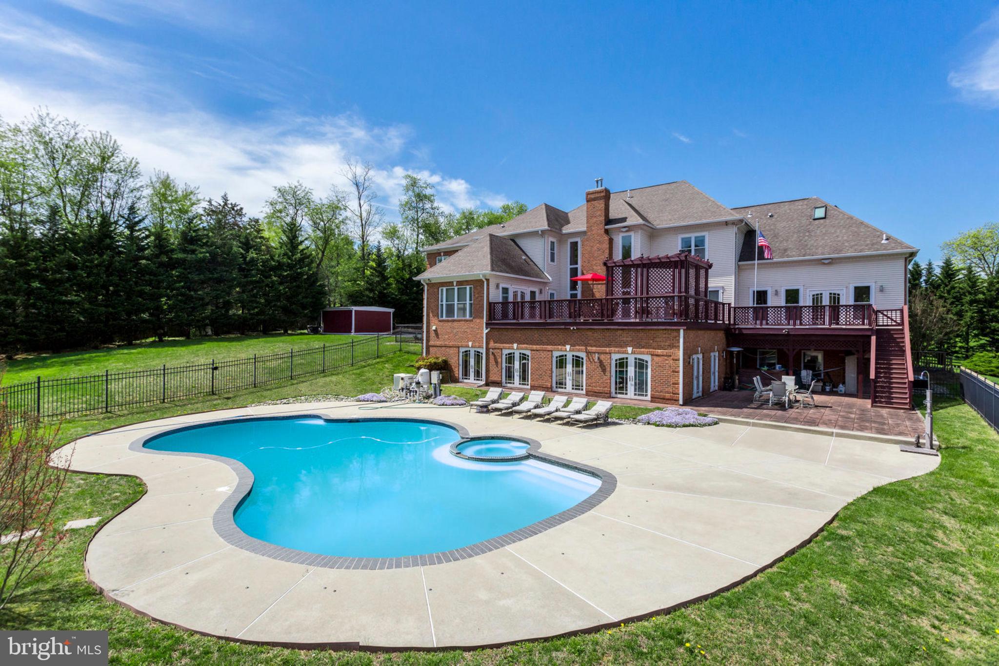12821 Travilah Road Potomac, MD 20854 - Photo 46 of 59 Gorgeous Pool with complete privacy