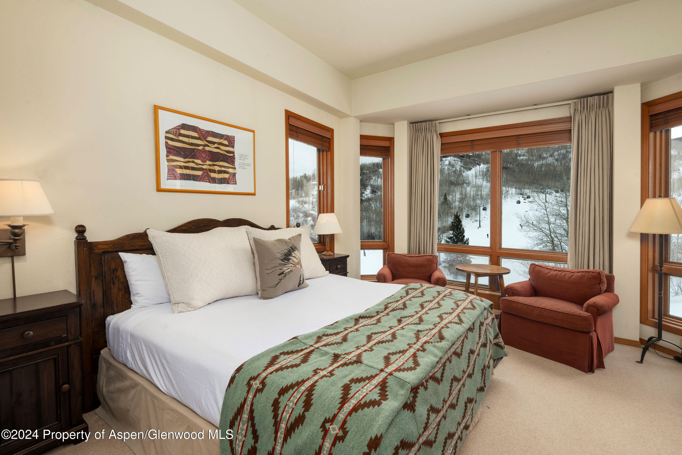 476 Wood Road, Unit 41 Snowmass Village, CO 81615 - Photo 15 of 29 Second Floor Primary Suite w/ Mtn Views