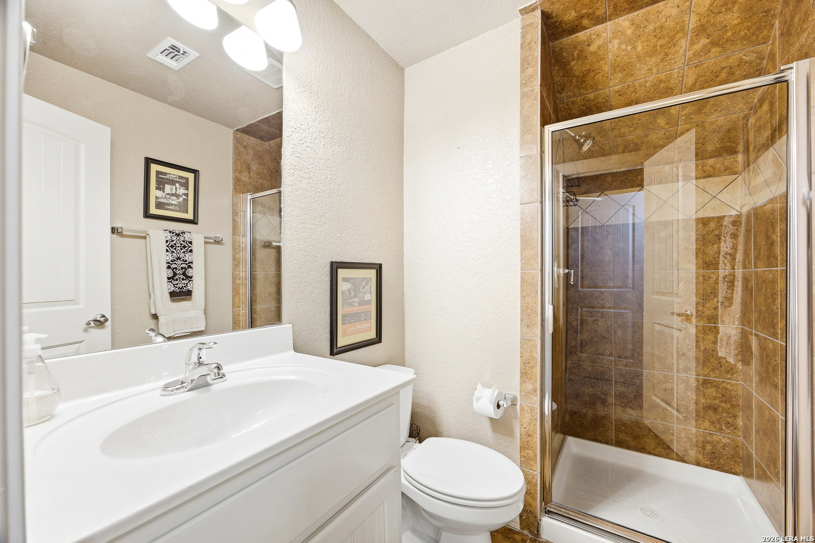 541 Saxet Trail Spring Branch, TX 78070 - Photo 29 of 59 a bathroom with a sink a toilet and shower
