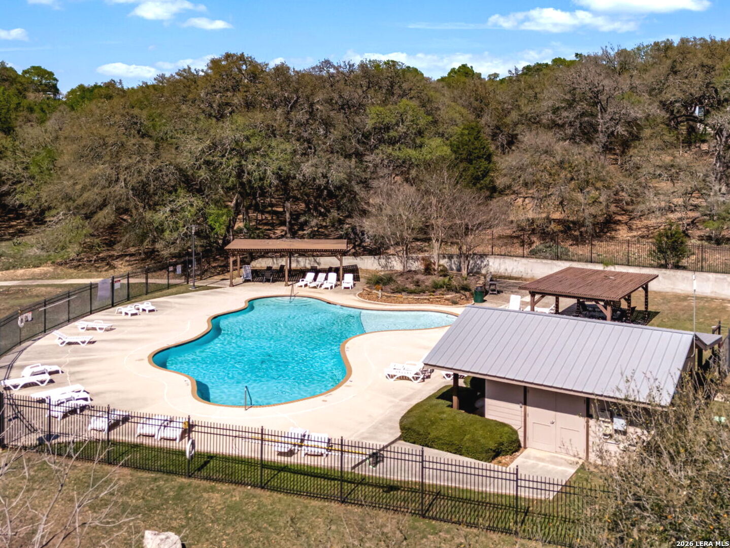 541 Saxet Trail Spring Branch, TX 78070 - Photo 54 of 59 a view of a chairs and table in the terrace
