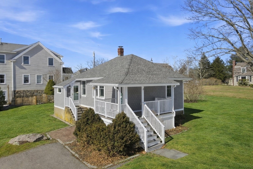 2 Cliff Road Hingham, MA 02043 - Photo 18 of 22 front view of house with a yard
