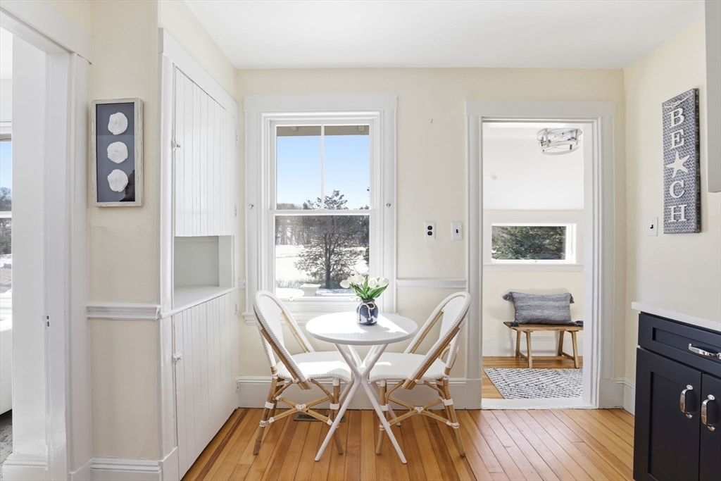 2 Cliff Road Hingham, MA 02043 - Photo 8 of 22 a view of a dining room with furniture and wooden floor