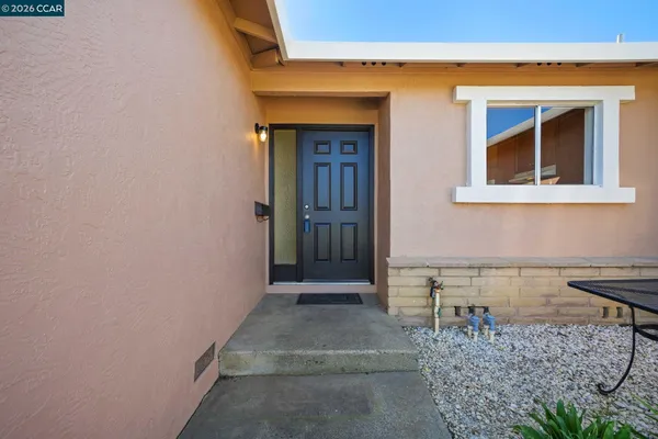 close view of an empty room