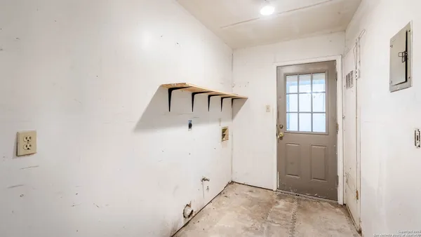 a view of an entryway with staircase