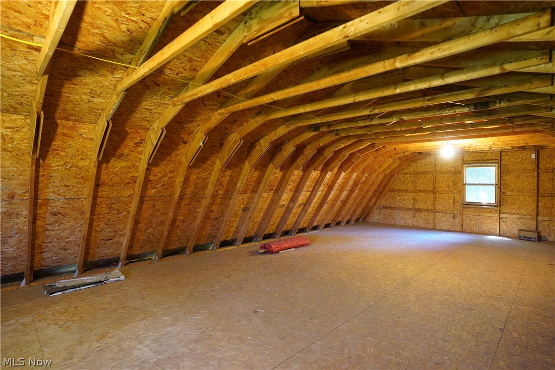 4141 Dudley Road Mantua, OH 44255 - Photo 27 of 35 Upstairs of two story garage...great place for whatever!