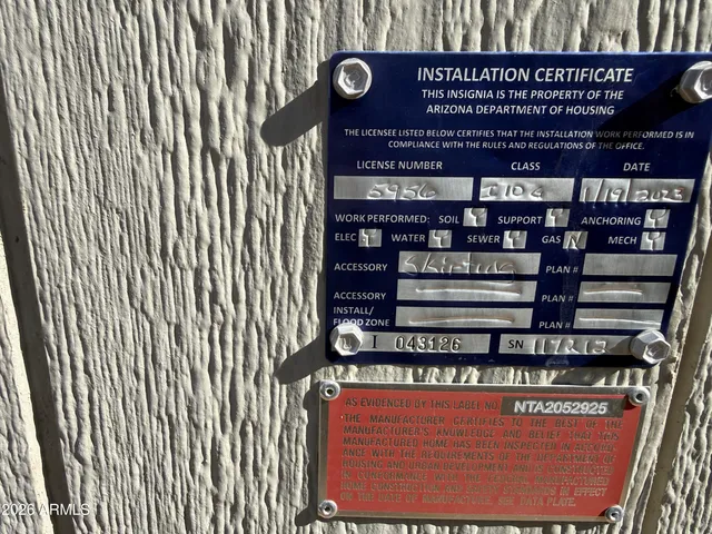 $325,000 | 694 South Desert View Drive, Apache Junction, AZ 85120