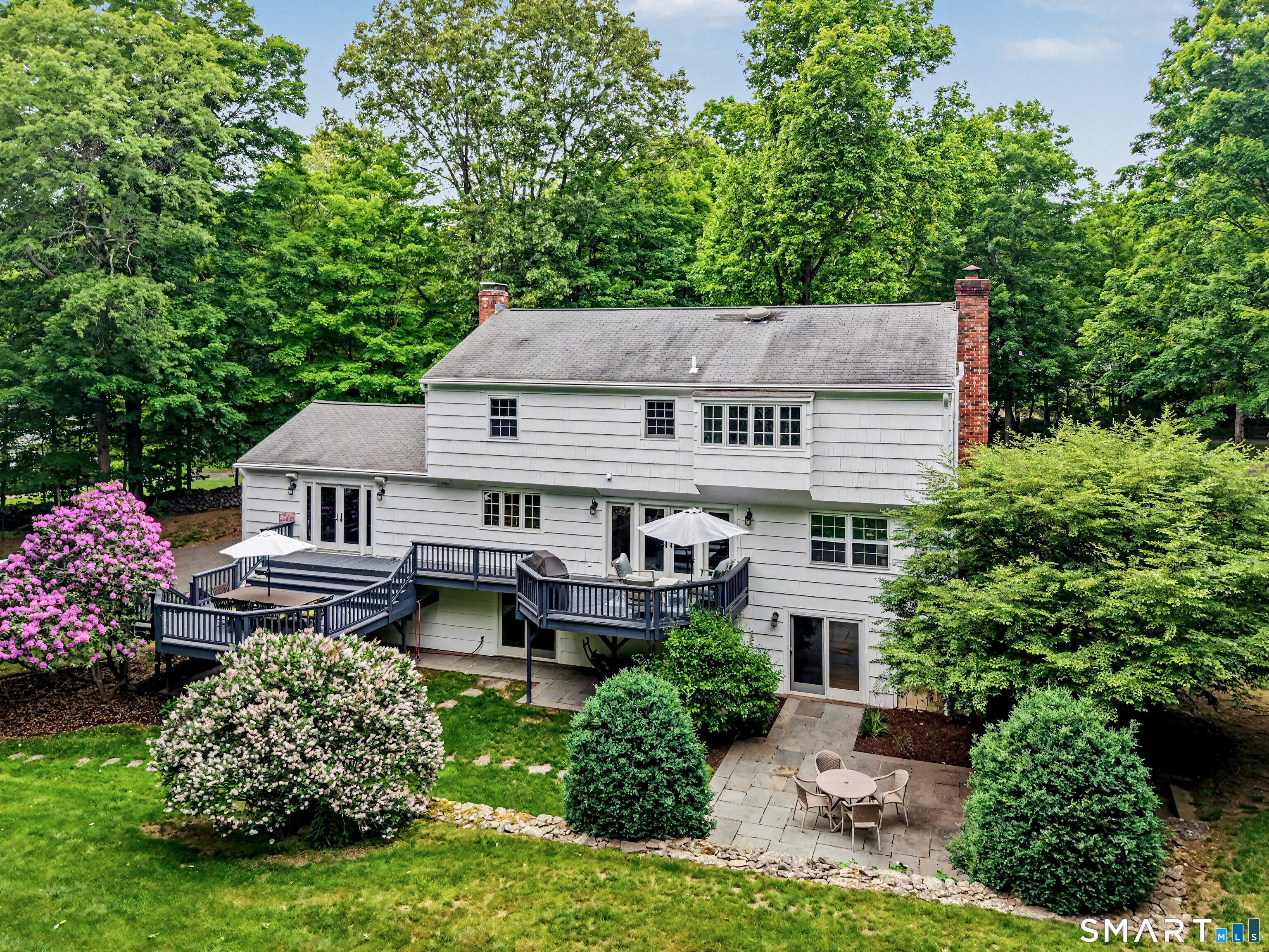6 Adams Way Weston, CT 06883 - Photo 35 of 40 This truly is the perfect house for entertaining with the multiple outdoor spaces.