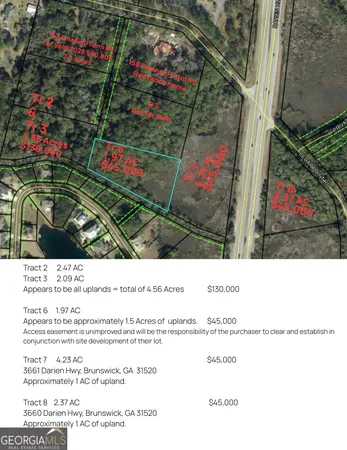 $130,000 | Tr 2-tr 3 Emanuel Farm Road, Brunswick, GA 31525