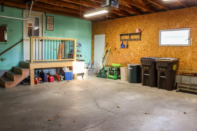 a view of a storage & utility room