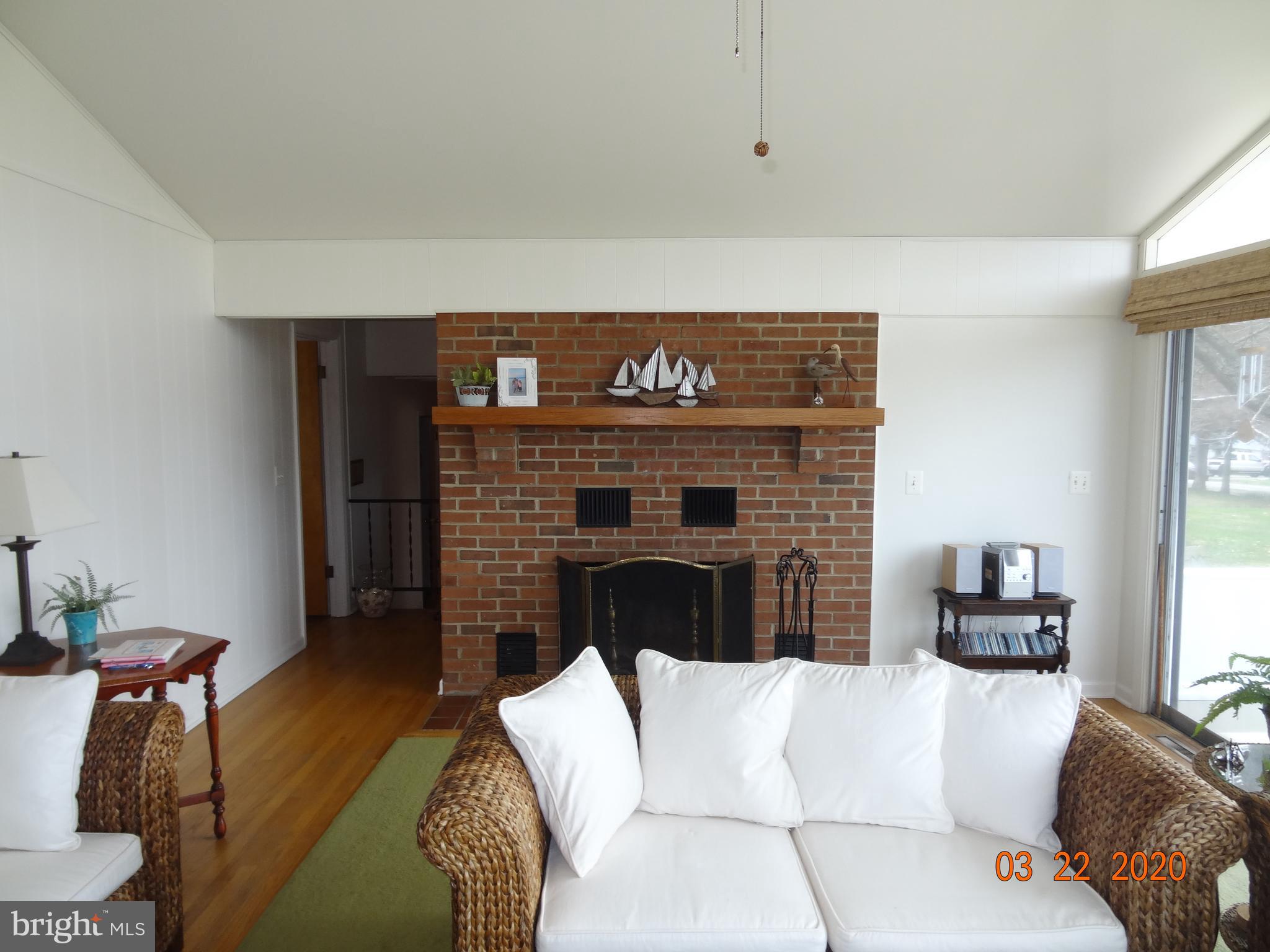 71 Fairview Road Louisa, VA 23093 - Photo 16 of 101 Wood Burning Brick Fireplace & Tile Hearth