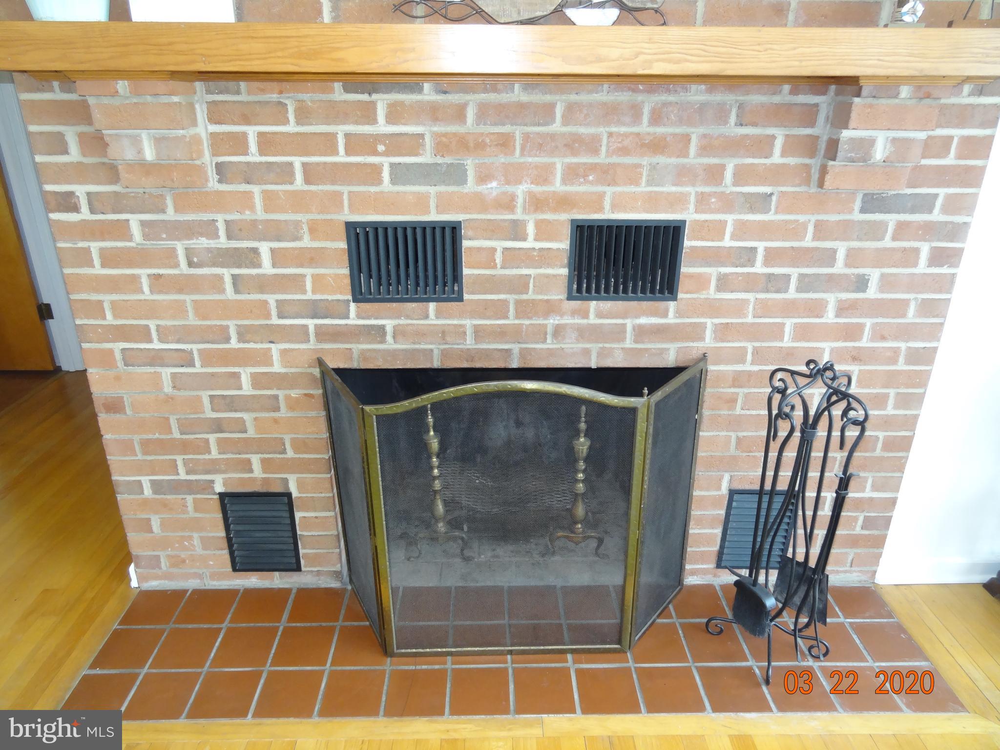 71 Fairview Road Louisa, VA 23093 - Photo 30 of 101 Wood burning Brick Fireplace and Tile Hearth