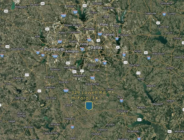 $13,684,350 | 329 Lowell Road, Milford, TX 76670