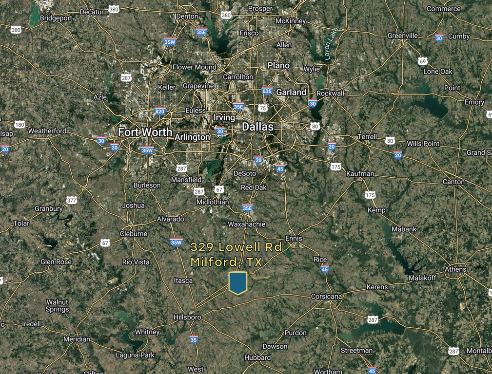 329 Lowell Road Milford, TX 76670 - Photo 40 of 40 a view of a house with a plant