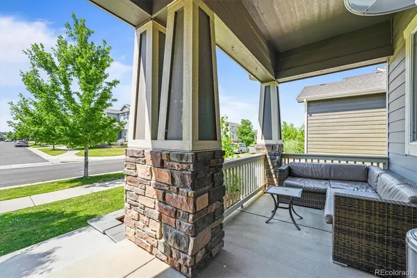 a view of an outdoor sitting area with chairs