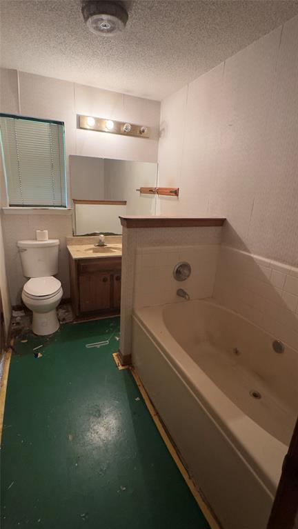 415 Meadowlark Trail Springtown, TX 76082 - Photo 12 of 35 a bathroom with a sink a toilet and bathtub
