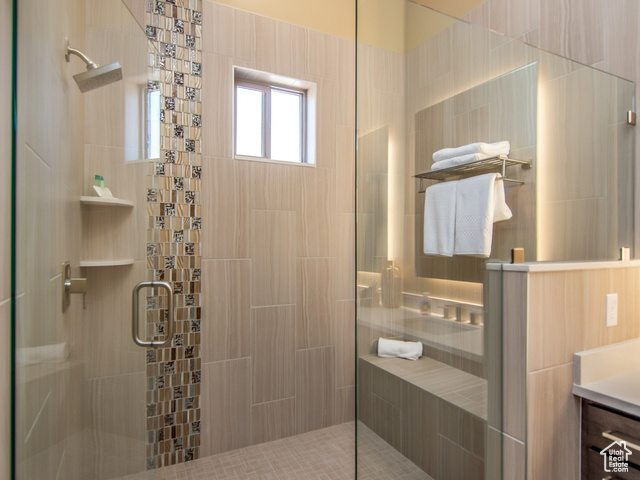 2331 Mesa Road, Unit E3 Moab, UT 84532 - Photo 20 of 71 Full bathroom featuring a stall shower and vanity