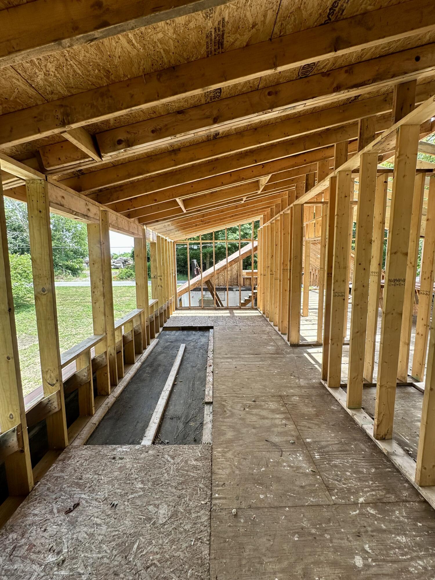7838 North Walker Road New Carlisle, IN 46552 - Photo 9 of 15 a view of hallway with wooden floor