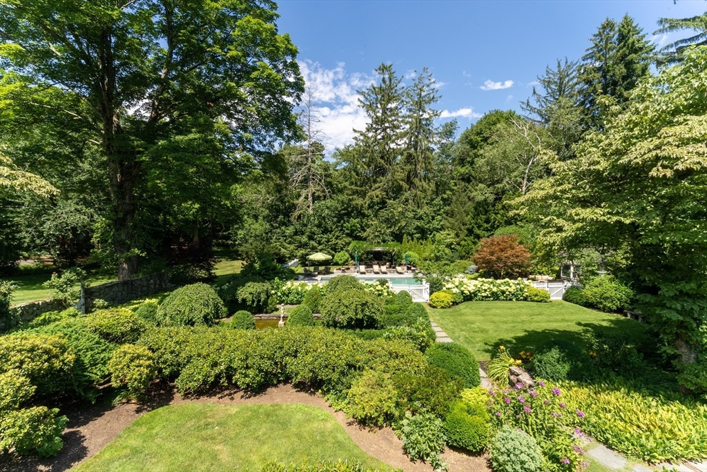 883 High Street Dedham, MA 02026 - Photo 26 of 42 a view of a garden