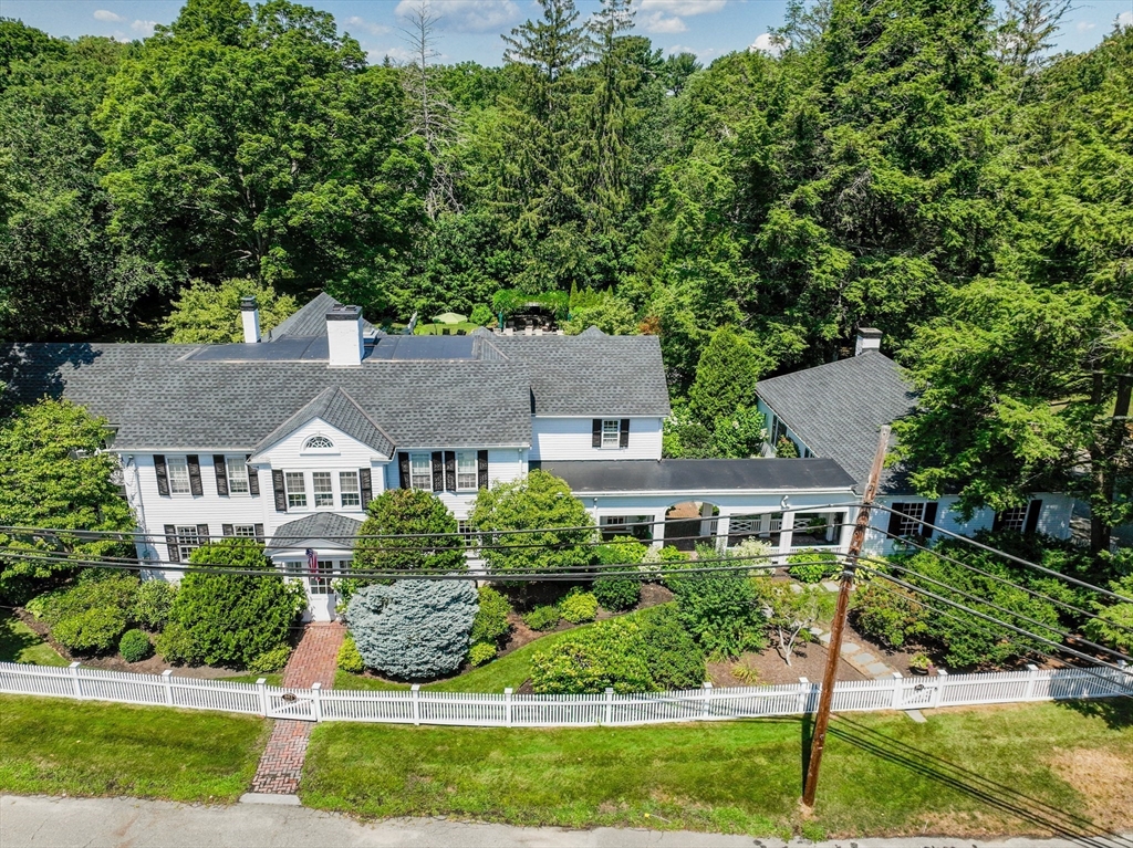 883 High Street Dedham, MA 02026 - Photo 41 of 42 front view of a house with a yard