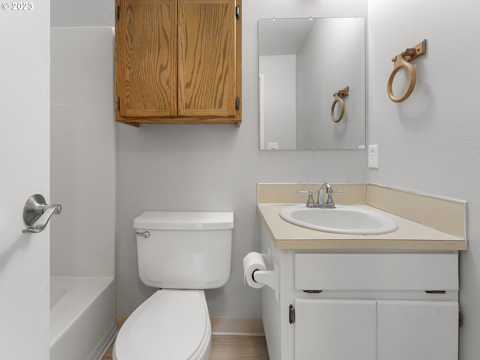 964 Southwest 179th Avenue Beaverton, OR 97003 - Photo 20 of 27 a bathroom with a toilet sink and mirror