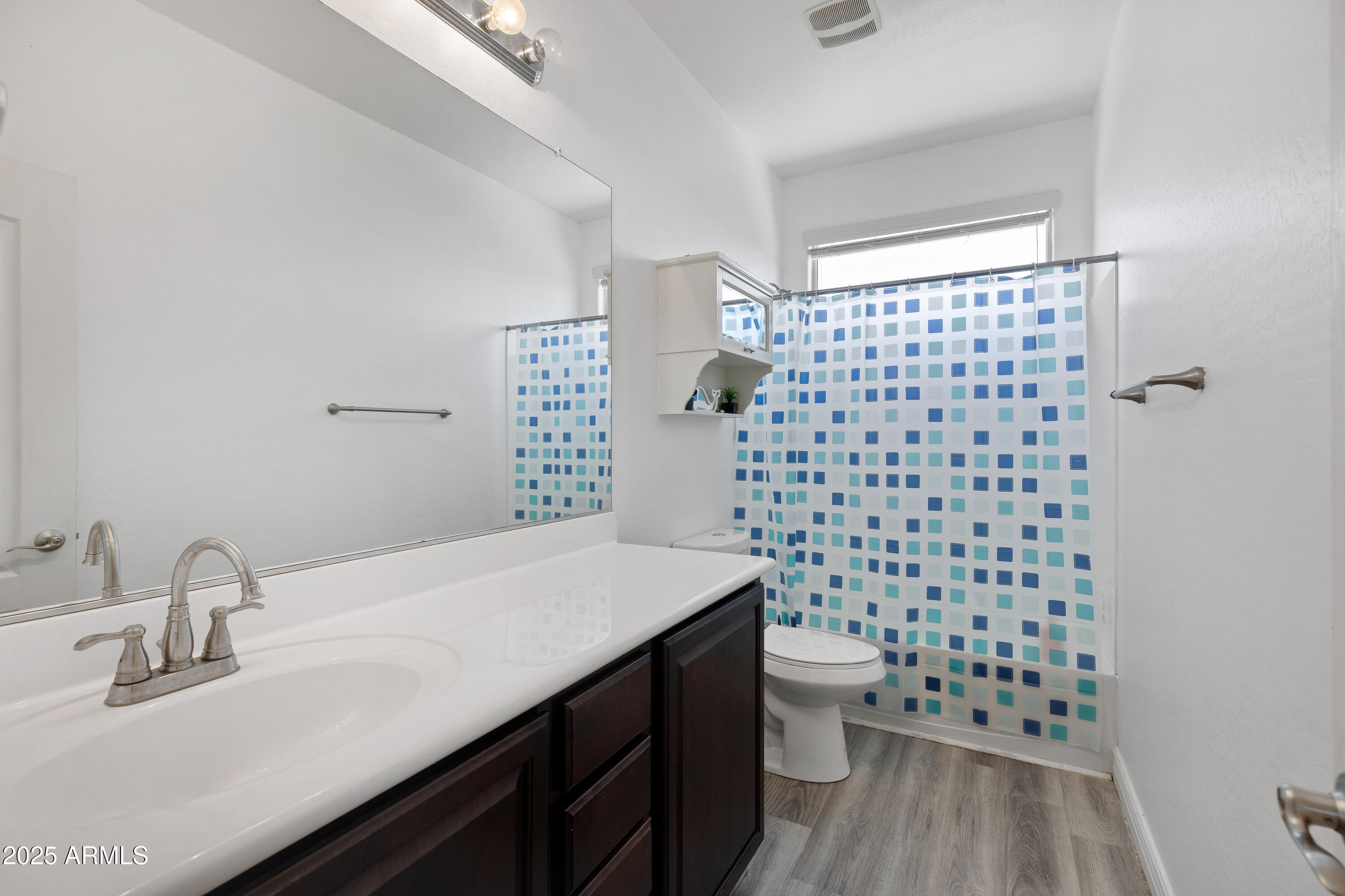 18649 West Williams Street Goodyear, AZ 85338 - Photo 25 of 42 a bathroom with a sink a toilet a shower and a sink