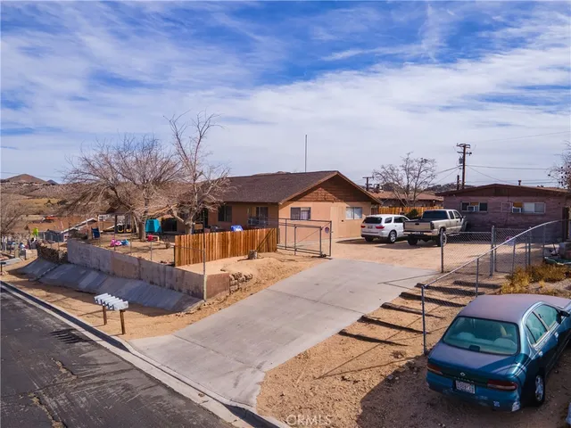a view of a street with houses