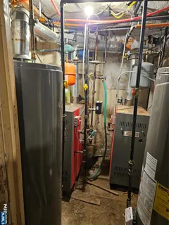 a view of storage and utility room