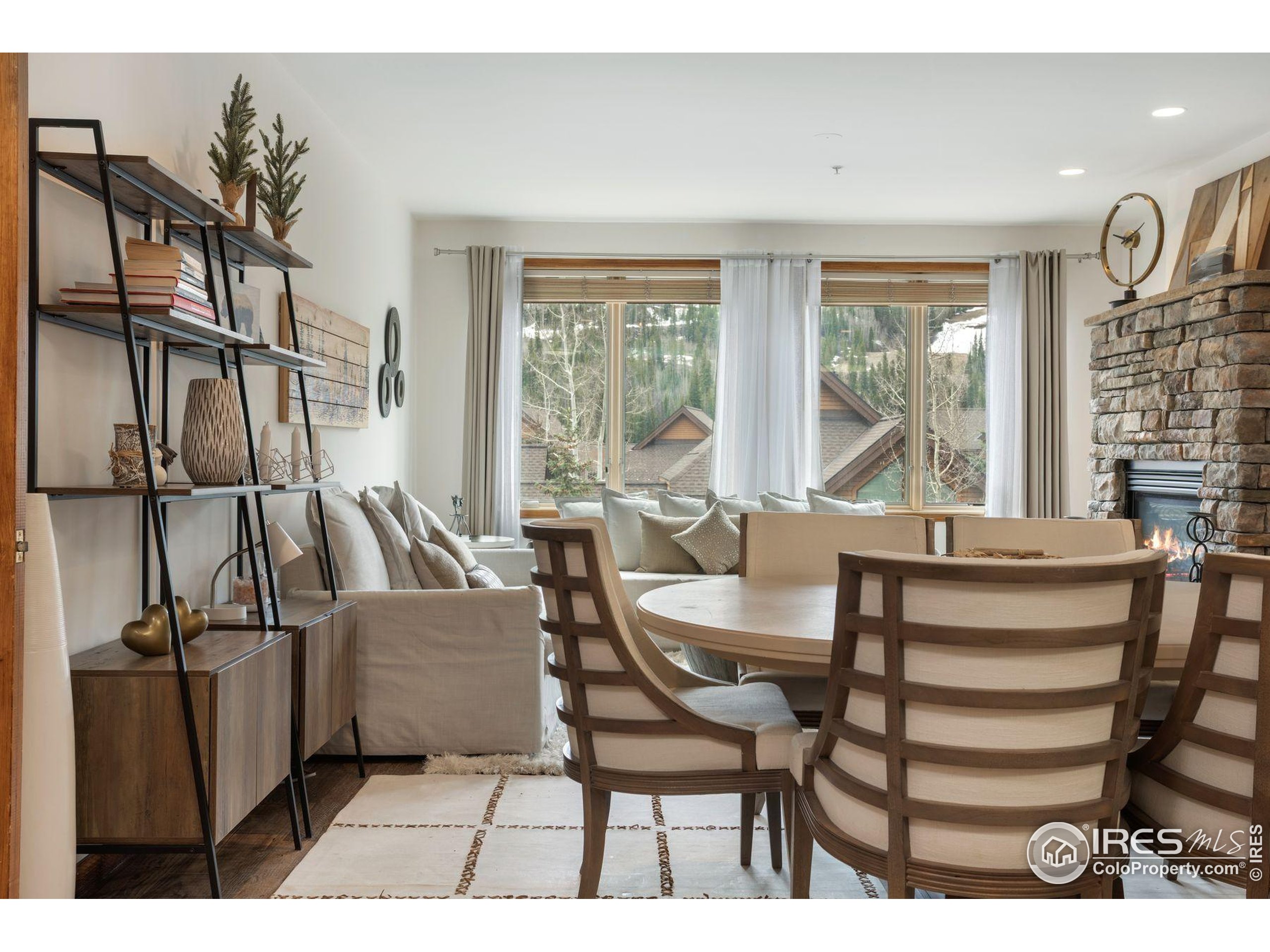 23110 Highway 6, Unit 5074 Dillon, CO 80435 - Photo 5 of 25 a view of a dining room with furniture window and outside view