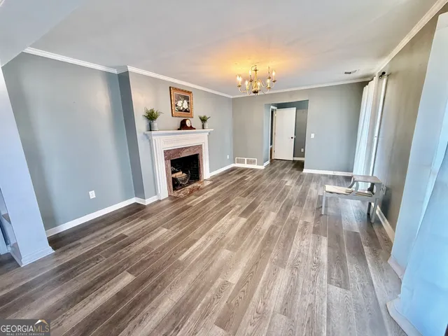 a workspace with furniture and window