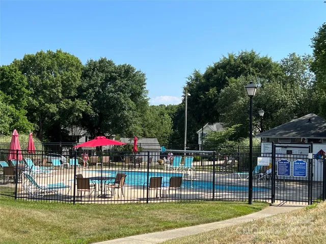 a view of outdoor space with sign board
