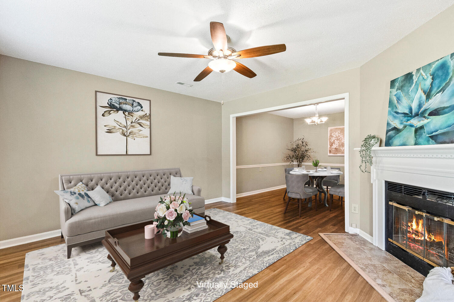 12 Poppy Trail Durham, NC 27713 - Photo 6 of 35 Living Room_V2